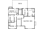 Traditional Style House Plan - 4 Beds 3 Baths 2529 Sq/Ft Plan #1-1475 