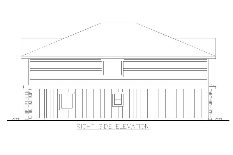 Home Plan - Exterior - Other Elevation 1 for Craftsman House Plan #117-1038 - 8 bed, 5 bath
