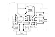 Colonial Style House Plan - 4 Beds 4.5 Baths 4448 Sq/Ft Plan #411-270 