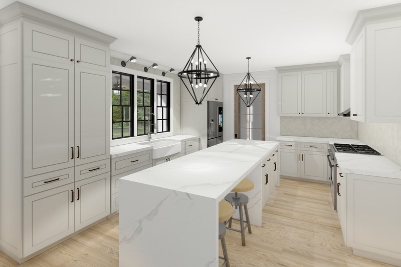 Dream House Plan - Interior - Kitchen for Southern House Plan #1094-7 - 3 bed, 2 bath
