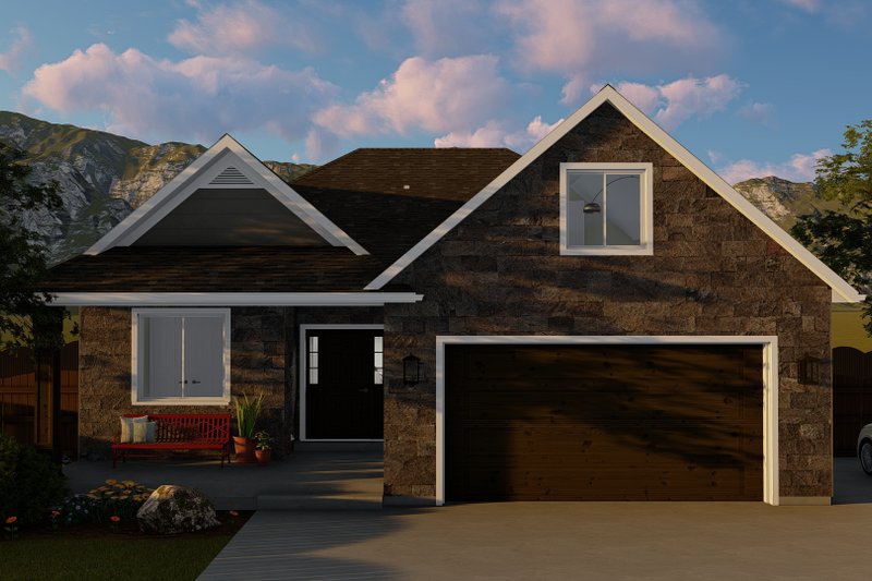 Home Plan - Ranch Exterior - Front Elevation Plan #1060-5