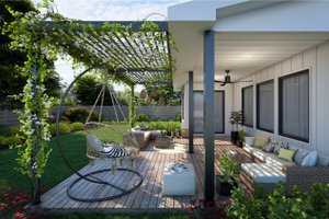 Exterior - Other Elevation for Modern House Plan #20-2482 - 3 bed, 2.5 bath