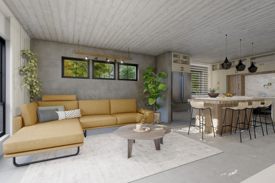 Interior - Other for Farmhouse House Plan #1105-2 - 2 bed, 1 bath