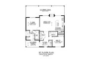 Modern Style House Plan - 2 Beds 2 Baths 1160 Sq/Ft Plan #1064-319 Floor 