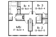 Colonial Style House Plan - 4 Beds 2.5 Baths 2358 Sq/Ft Plan #57-111 