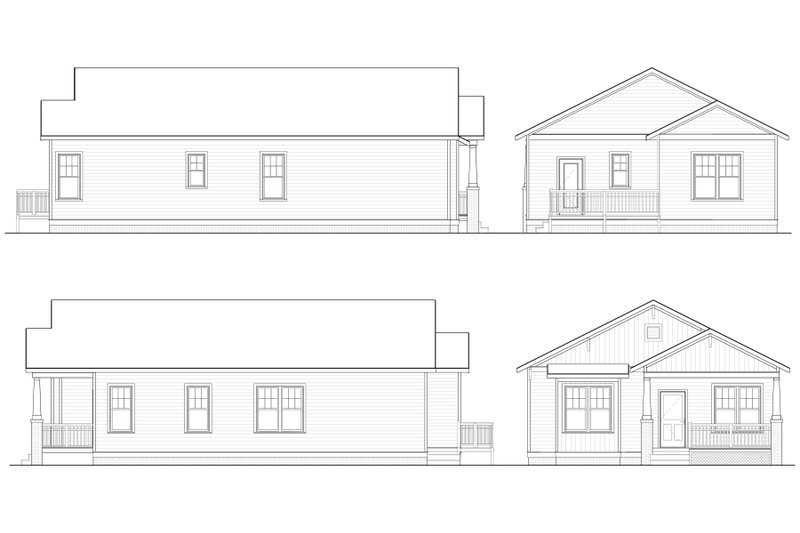Home Plan - Exterior - Other Elevation for Bungalow House Plan #936-31 - 3 bed, 2 bath