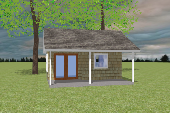 Tiny Plan with Front Porch