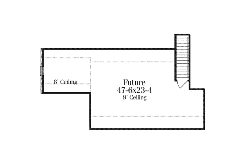 House Design - Floor Plan - Other Floor for Southern House Plan #406-101 - 3 bed, 2.5 bath