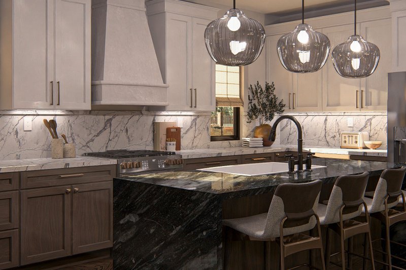 Home Plan - Interior - Kitchen 1 for Modern House Plan #455-341 - 3 bed, 2.5 bath