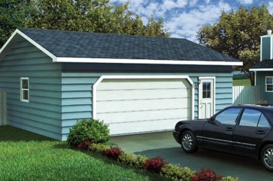 Exterior - Front Elevation for Traditional House Plan #312-740, 0 bath