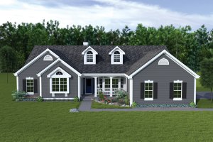 Traditional Exterior - Front Elevation Plan #57-318