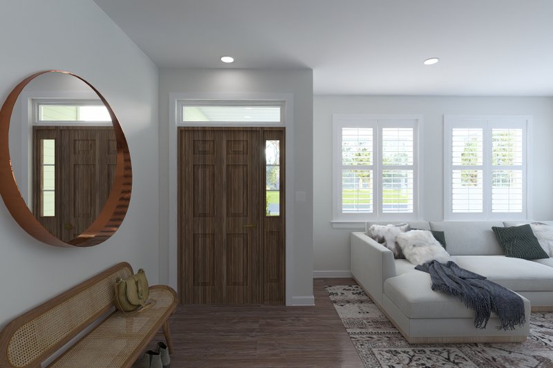 Dream House Plan - Interior - Entry for Farmhouse House Plan #1060-415 - 3 bed, 2.5 bath