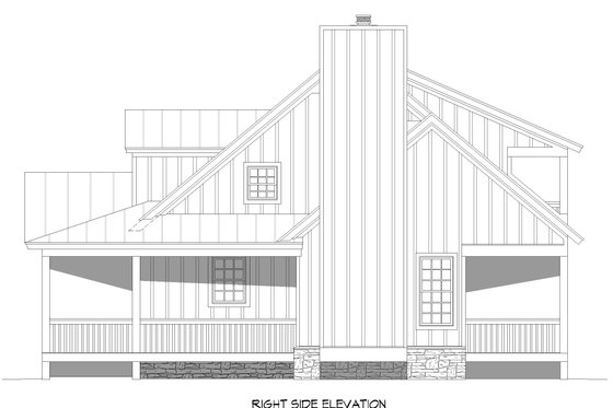 Exterior - Other Elevation 1 for Traditional House Plan #932-483 - 3 bed, 3.5 bath