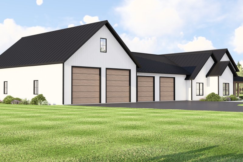 House Plan Design - Exterior - Other Elevation 1 for Barndominium House Plan #1064-430 - 3 bed, 2.5 bath