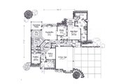 European Style House Plan - 4 Beds 3.5 Baths 3490 Sq/Ft Plan #310-940 