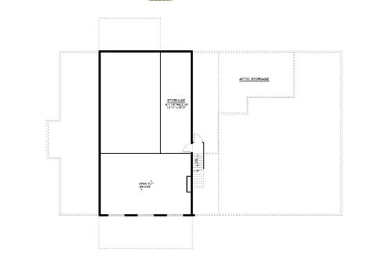 Floor Plan - Upper Floor for Country House Plan #1064-244 - 3 bed, 2.5 bath