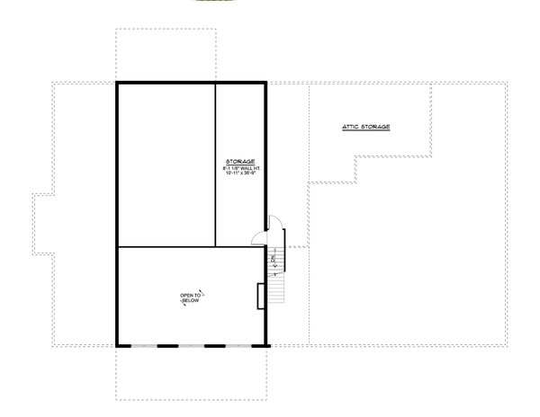 House Design - Country Floor Plan - Upper Floor Plan #1064-244