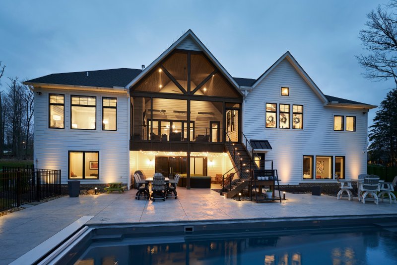 Dream House Plan - Exterior - Rear Elevation 1 for Craftsman House Plan #1089-35 - 3 bed, 2.5 bath