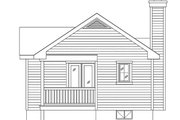 Cottage Style House Plan - 1 Beds 1 Baths 644 Sq/Ft Plan #22-597 