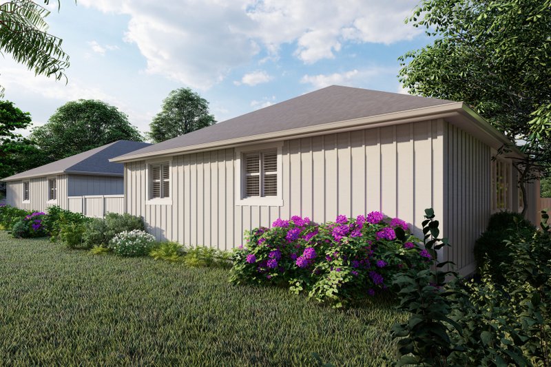 House Plan Design - Exterior - Rear Elevation for Ranch House Plan #1060-311 - 6 bed, 4 bath