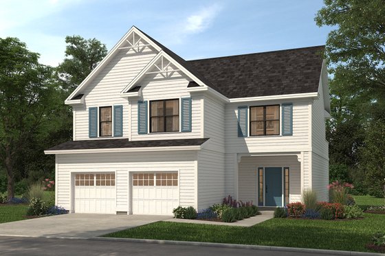 Simple 4 Bedroom House Plan with a Roof Deck