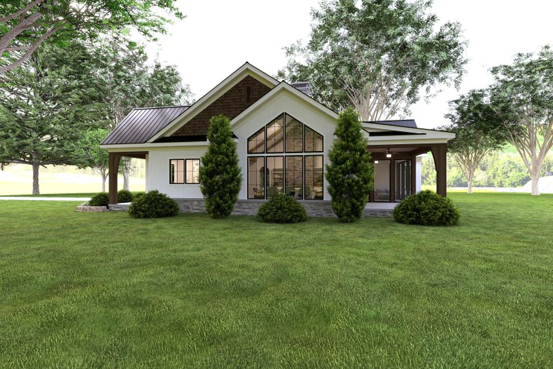 Home Plan - Exterior - Other Elevation 1 for Farmhouse House Plan #1094-32 - 3 bed, 2 bath