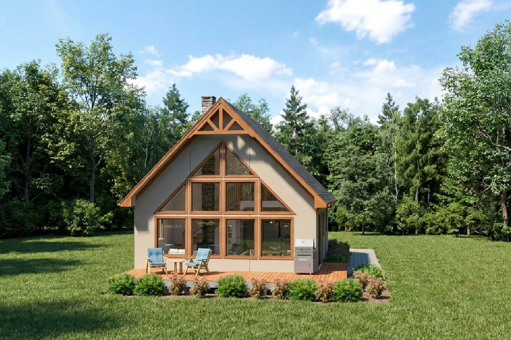 Exterior - Front Elevation 5 for Traditional House Plan #126-131 - 3 bed, 1 bath