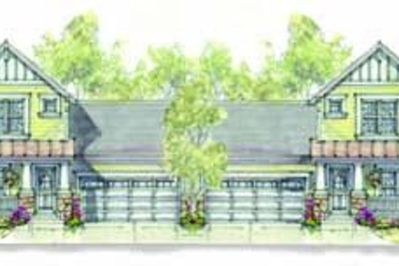 House Plan Design - Cottage Exterior - Front Elevation Plan #20-1345