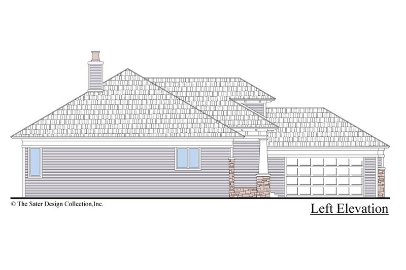 Dream House Plan - Exterior - Other Elevation for Craftsman House Plan #930-499 - 3 bed, 2 bath