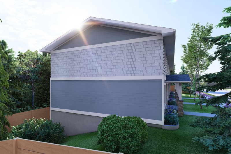 Dream House Plan - Exterior - Other Elevation 1 for Craftsman House Plan #126-280 - 2 bed, 1.5 bath