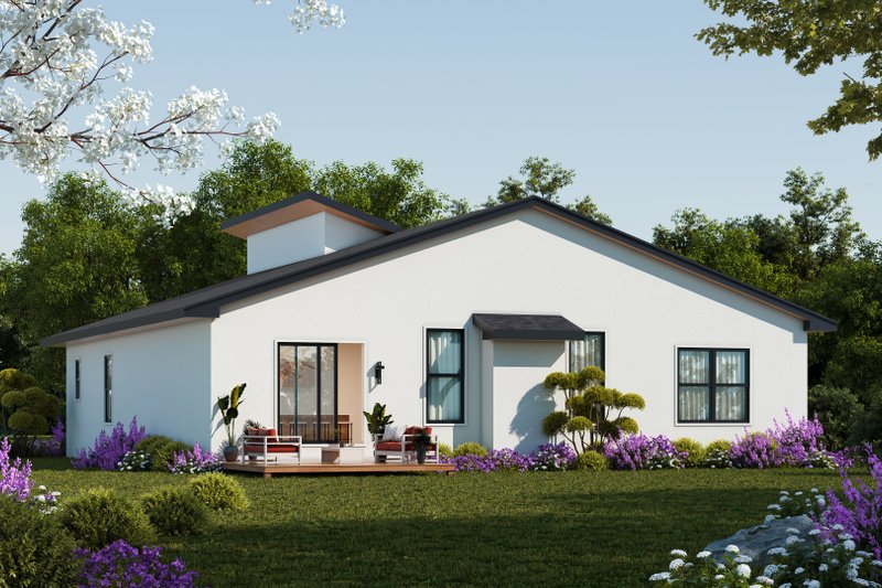 House Design - Exterior - Other Elevation for Contemporary House Plan #20-2573 - 3 bed, 2.5 bath