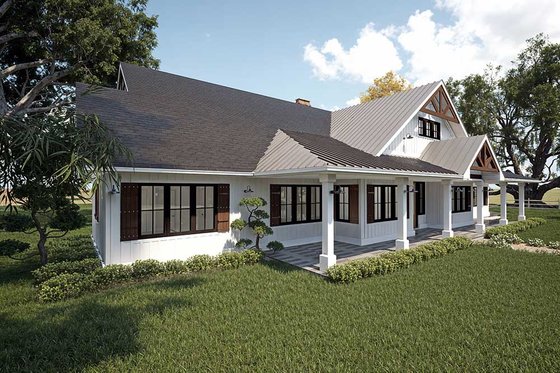 Exterior - Other Elevation for Barndominium House Plan #1101-30 - 3 bed, 2.5 bath
