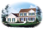 Traditional Style House Plan - 3 Beds 2.5 Baths 2356 Sq/Ft Plan #22-203 