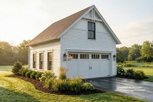 Architectural House Design - Exterior - Front Elevation for Farmhouse House Plan #51-1575, 0 bath