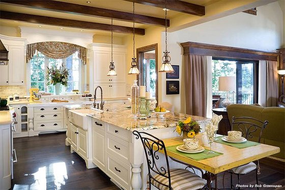 Kitchen - 4000 square foot European home