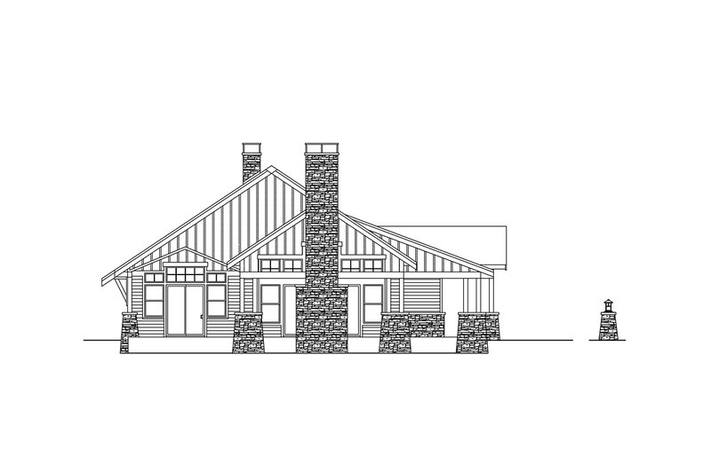 House Plan Design - Exterior - Other Elevation for Craftsman House Plan #124-1382 - 3 bed, 2.5 bath