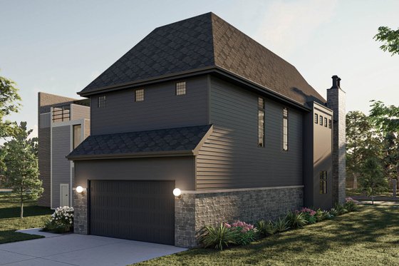 Exterior - Other Elevation for European House Plan #455-588 - 3 bed, 3.5 bath