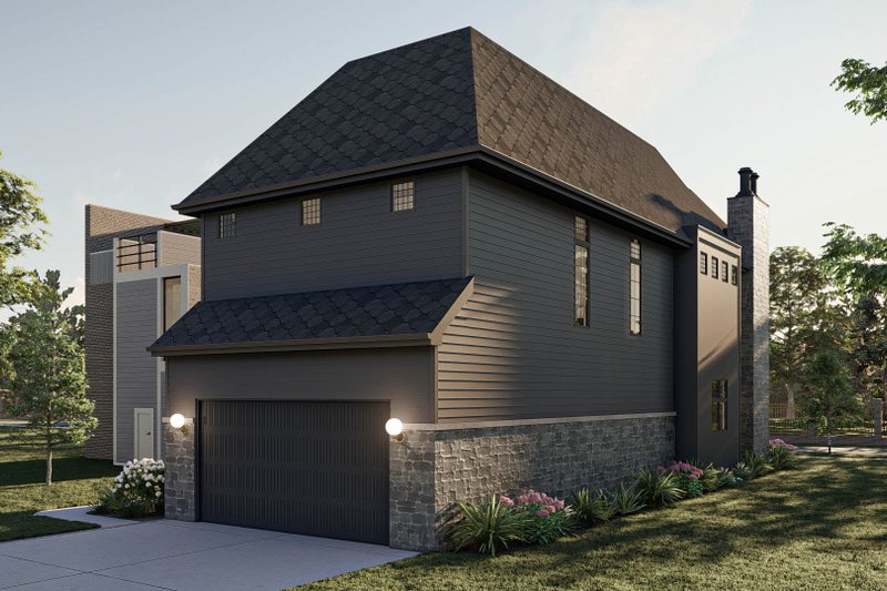 Home Plan - Exterior - Other Elevation for European House Plan #455-588 - 3 bed, 3.5 bath