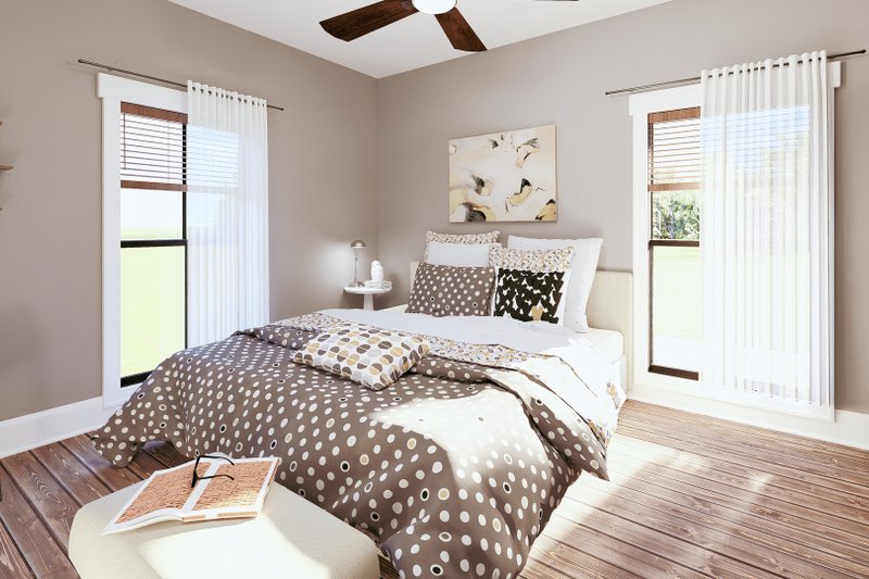 Home Plan - Interior - Bedroom 1 for Southern House Plan #44-269 - 3 bed, 2.5 bath