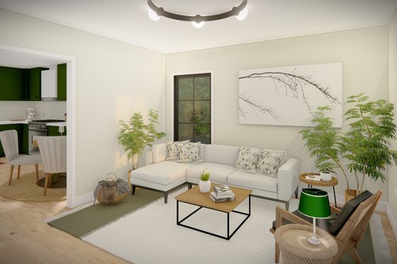 Interior - Family Room 1 for Cottage House Plan #1094-10 - 3 bed, 2 bath