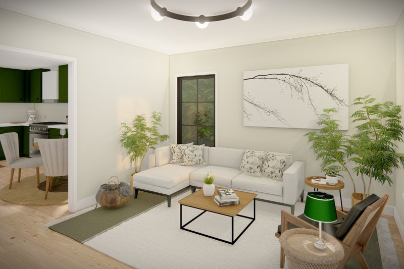Dream House Plan - Interior - Family Room 1 for Cottage House Plan #1094-10 - 3 bed, 2 bath