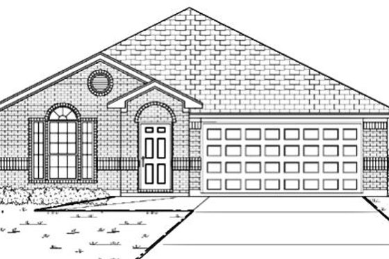 Exterior - Other Elevation for Traditional House Plan #84-335 - 3 bed, 2 bath