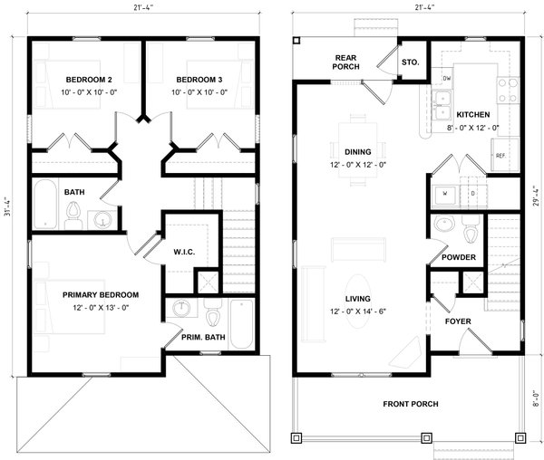 House Plan Design - Floor Plan - Main Floor for Traditional House Plan #936-28 - 3 bed, 2.5 bath