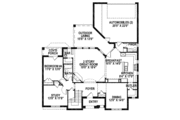 European Style House Plan - 4 Beds 4.5 Baths 3802 Sq/Ft Plan #141-261 