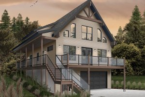 Exterior - Front Elevation 4 for Cottage House Plan #23-2718 - 4 bed, 3 bath