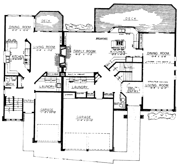 Modern Floor Plan - Main Floor Plan #303-426