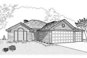 Traditional Exterior - Front Elevation Plan #65-334