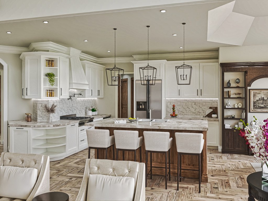 Interior - Kitchen for Craftsman House Plan #54-729 - 4 bed, 4 bath
