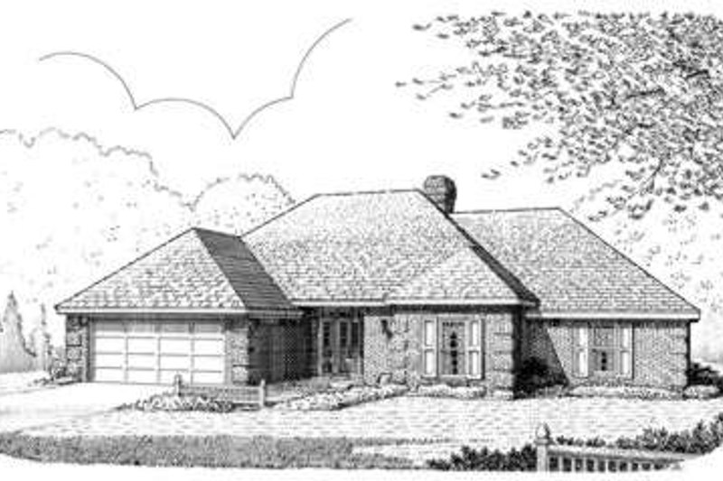 Home Plan - European Exterior - Front Elevation Plan #410-324