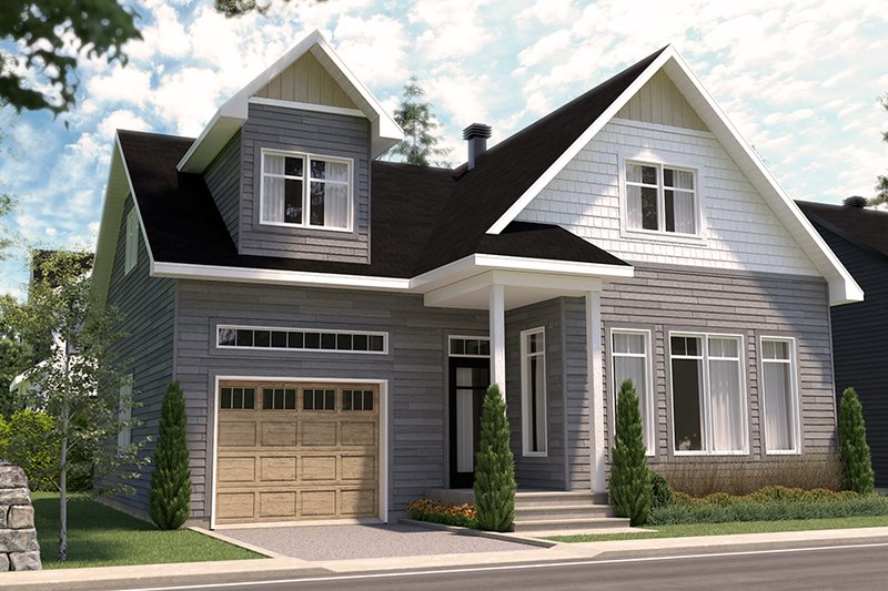 Dream House Plan - Exterior - Front Elevation 5 for Farmhouse House Plan #23-2793 - 3 bed, 2.5 bath